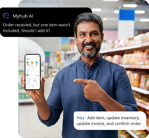 AI manages orders like a store manager