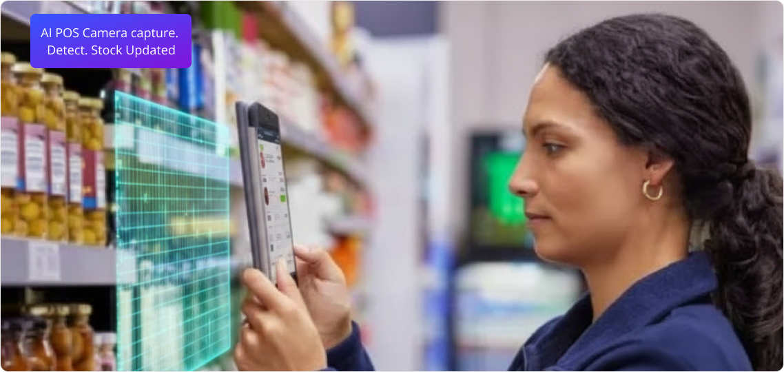 AI POS camera capture