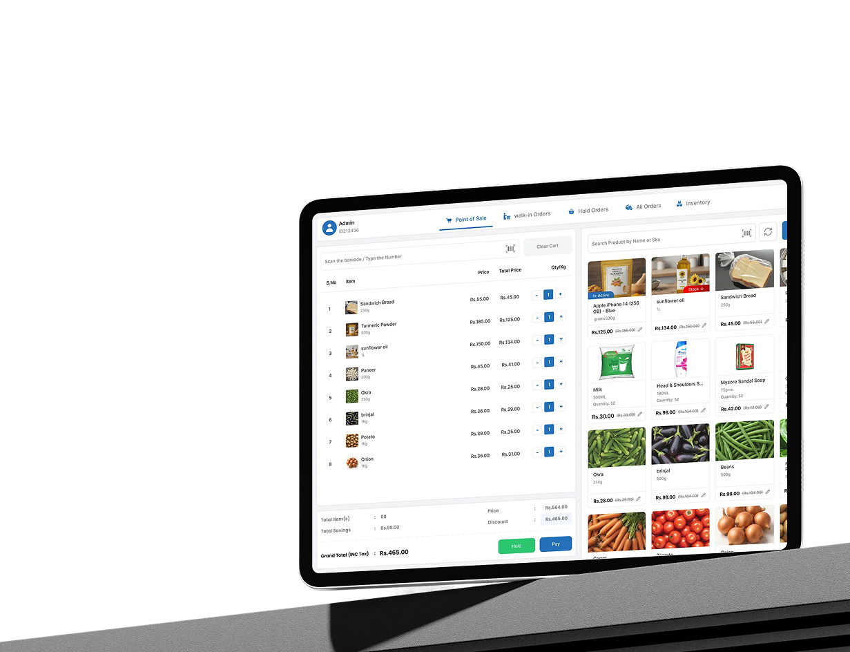 Smart selling desktop screen